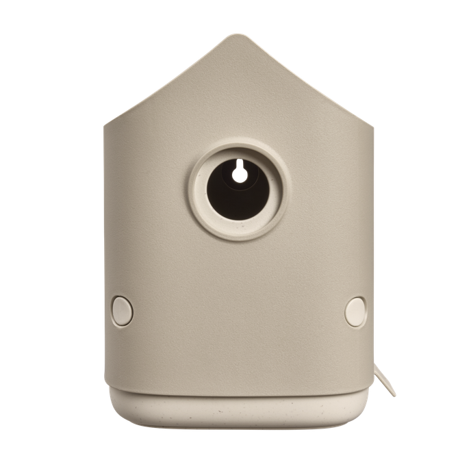 cosy bird house 18cm paddenstoel beige